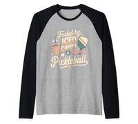 Porté par Les Amateurs De Café Glacé Et De Pickleball Manche Raglan
