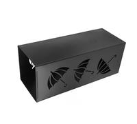 Porte-parapluie au Design Compact, Matériau Métallique, Gain de Place, 42x16x16cm, Revêtement pour Entrée Intérieure et Extérieure, Bureau, Maison