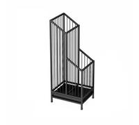 Porte-parapluie autonome avec plateau d'égouttement mobile - Parapluie noir élégant pour hôtels et bureaux Aucune installation nécessaire Design compact 25 cm
