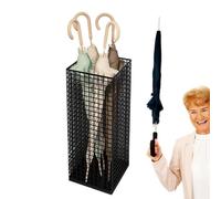 Porte-parapluie autonome - Support pour seau de parapluie en métal | pour parapluie | Support pour canne d'intérieur | Canne multifonction du support du bâton de rangement