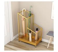 Porte-parapluie avec plateau d'égouttement - Porte-parapluie peu encombrant pour bureau, couloir, porche et porte - Organiseur multifonction