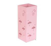 Porte-parapluie carré - Support d'entrée en métal, récipient de rangement pour cannes, bâtons de marche, parapluies pliables, organisateur de maison | Solution de porte de couloir pour bureau et
