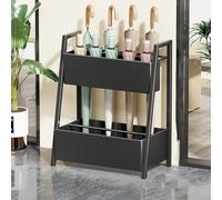 Porte-parapluie commercial haute capacité : la solution de rangement ultime et résidentielle pour les halls d'hôtel, les bureaux et les entrées de la maison ; dispose d'une fonction de drainage