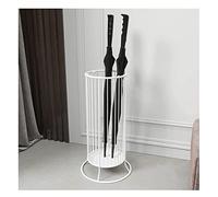 Porte-parapluie compact en métal de grande capacité, stable et durable, couleur noire