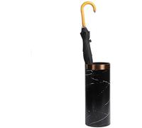 Porte-parapluie créatif en PVC avec motif marbre, rangement élégant pour entrée, café, bureau, design moderne noir et blanc, décoration fonctionnelle et chic