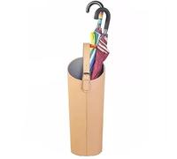 Porte-parapluie de grande capacité, peut contenir 5 à 10 parapluies, plateau d'égouttement amovible, facile à déplacer, forme ovale, 20 x 57 cm