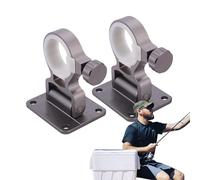 Porte-parapluie de pêche, support de canne à pêche, en d'aluminium et de magnésium, compact, léger, design pliable, pour camping, plage, pêche, balcon, 96 g