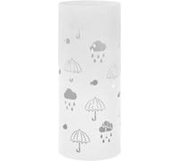vidaXL Porte-parapluie Design Acier blanc