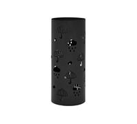 vidaXL Porte-parapluie Design Parapluies Acier Noir