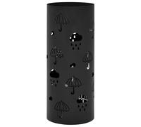 Porte-parapluie Design Parapluies Acier Noir - VidaXL Noir