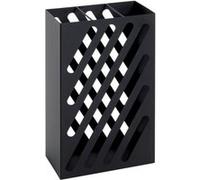 HAKU Porte-parapluies métal noir – L 30 x H 48 x P 16 cm – Style moderne