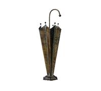 Porte-parapluie en fer forgé pour porte parapluie en fer forgé couleur laiton, solution de rangement durable et élégante