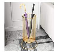 Porte-parapluie en métal compact et de grande capacité avec design stable et durable Noir