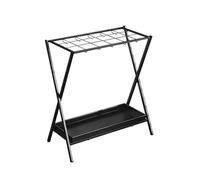 Porte-parapluie en métal doré nordique pour parapluie, seau de parapluie pour hôtel et maison, design de crochet en fer créatif, étagère de rangement, support pliable pour parapluie, support pour
