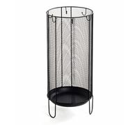 HAKU Porte-parapluies Moderne, Noir, métal — H 48 x Ø 26 cm
