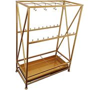 Porte-parapluie grande capacité pour hôtels et entreprises - Solution de rangement élégante avec 10/21 trous et 28/32 crochets - Parfait pour les zones à fort trafic et une nification améliorée