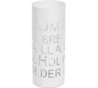 Porte-parapluies MENDLER HWC-C78 rond 55cm écriture blanc Blanc