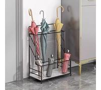 Porte-parapluie moderne en métal, extra large pour entrée intérieure pour la maison et le bureau, design élégant, solution de rangement durable et fonctionnelle