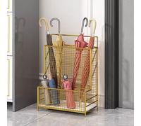 Porte-parapluie moderne en métal pour entrée intérieure, nizer extra large avec grille, solution de rangement élégante pour la maison et le bureau, parfait pour la décoration de l'entrée