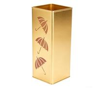 Porte-parapluie moderne en métal pour intérieur - Pour cannes de parapluies et cannes à pêche - Avec intégrité au fil du temps - Jaune