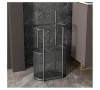 Porte-Parapluie Moderne et élégant avec bac égouttoir, Finition dorée, idéal pour Couloir, Bureau, Porche et entrée.