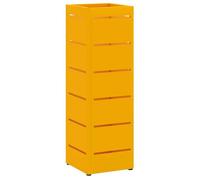 Porte-parapluie moderne - vidaXL - Moutarde - Métal - 15,5 x 15,5 x 49 cm - Usage intérieur - Durable