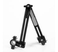 Porte-parapluie multi-usage pour vélo et poussette - Réglage à 360 degrés pour tubes ronds de 25 mm - Gris