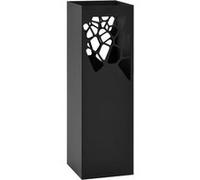 Porte parapluie Pierres Acier Noir noir G