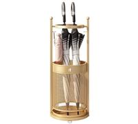 Porte-parapluie porte-parapluie d'intérieur haut multifonctionnel pour café, seau de parapluie commercial avec crochet, support de rangement d'articles de sport en plein air, pour entrée, porche
