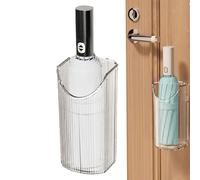 Porte-parapluie pour entrée, porte-parapluie mural transparent sans perçage pour entrée, boîte de rangement peu encombrante, seau à parapluie pour appartement, bar, entrée