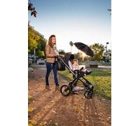 Porte-Parapluie Poussette Universel Support à Ressort Réglable Filetage Mâle M7 Parasol e Bébé Accessoire Compatible Chicco Quinny Maclaren Silver Cross Tube 29-38 MM (XL 29-38 MM)