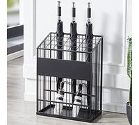 Porte-Parapluie rectangulaire Moderne en métal, élégant et Compact, idéal pour la Maison et Le Bureau. Étagère grillagée Fonctionnelle.