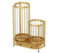 Porte-Parapluie Rond avec bac de récupération d'eau Amovible, Support Multifonctionnel pour Bureau, Maison, entrée