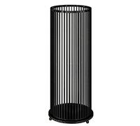 Porte-parapluie rond pour la maison et le bureau - Porte-parapluie pour papier cadeau - Doré - Noir