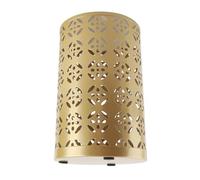 Porte-parapluie rond résistant et élégant à motif creux en métal pour entrée de maison (petite taille (30 x 38 x 17 cm)