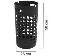 Porte-parapluie SLIM, en plastique, noir