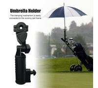 Porte-Parapluie Universel Noir Pour Chariot De Golf, Support Durable, Angle Réglable Pour Buggy, Landau Pour Bébé, Fauteuil Roulant