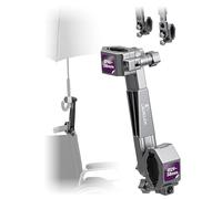 Porte Parapluie Universel Poussette Fauteuil Roulant Vélo Support Réglable Ombrelle Parapluie Mains Libres Compatible Chariot Golf Trottinette Breveté Fabriqué en Espagne (XL - Tubes de 29-38 mm)