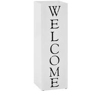 Porte parapluie Welcome Acier Blanc