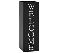 Porte-parapluie Welcome Acier Noir - VidaXL Noir