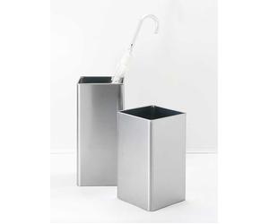 Porte-parapluies Angolo Zack argent, Designer Zack Design, 22x50x22 cm