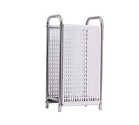 Porte-parapluies de rangement 49 cm, court et long, support sur pied avec égouttoir