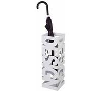 HAKU Porte-parapluies métal Blanc - L 16 x H 48 x P 16 cm - Style Moderne