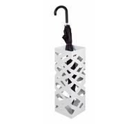 HAKU Möbel Porte parapluies Blanc, métal - Dim.: L 16 cm x H 48 cm x P 16 cm, Style: Modern