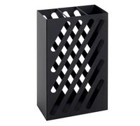 HAKU Möbel Porte parapluies Noir, métal - Dim.: L 30 cm x H 48 cm x P 16 cm, Style: Modern