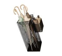 Porte-parapluies haute résistance à la rouille - Gain d'espace vertical - Structure en grille ventilée pour plier et organiser l'épreuve des eaux domestiques