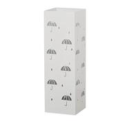 Porte-parapluies métallique Commercial pour Couloir et entrée. Porte-parapluies carré Grande capacité pour Une Utilisation intérieure. Porte-parapluies élégant en métal pour la Maison et Le