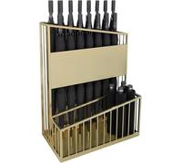 Porte Parapluies Stand Umbrella Commercial,Banque École Hôtel Salon Support Parapluie Commercial Moderne,Encadrement D'entrée De Corridor,20-35 Parapluies,Imperméable,Bien Aéré Gold,36x25x50cm