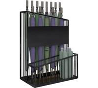 Porte Parapluies Stand Umbrella Commercial,Banque École Hôtel Salon Support Parapluie Commercial Moderne,Encadrement D'entrée De Corridor,20-35 Parapluies,Imperméable,Bien Aéré Black,30x23x50cm