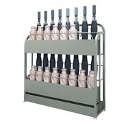 Porte-parapluies Support de Porte-Parapluie en métal, Support de Rangement pour Parapluie d'entrée de café de Bureau d'hôtel à la Maison avec bac d'égouttement indépendant, Peut contenir